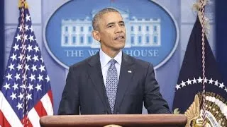 Obama takes questions in final White House news conference