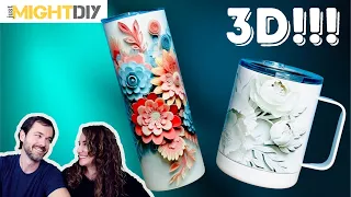 How to Get Stunning 3D Sublimation on Tumblers & Mugs!