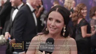 Nominee Julia Louis-Dreyfus ("Veep") on the 2019 Primetime Emmys Red Carpet