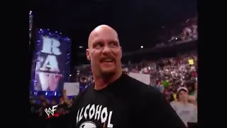 Stone Cold Steve Austin Is Kicking The Hell Out Of Vince McMahon And Costs Him The Match WWE Raw