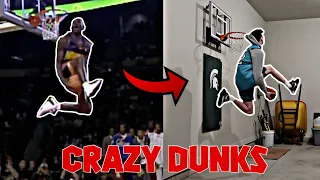 RE-CREATING the BEST NBA DUNK CONTEST DUNKS of ALL TIME | NEA