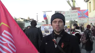 20.12.14 гражданская акция в Цюрихе в поддержку Новороссии