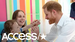 Prince Harry Bonds With Kids At Children's Hospital 30 Years After Princess Diana's Visit