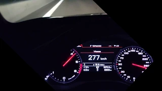 Audi a7 3.0 313 BiTDi Remap @350ch/710Nm Acceleration + Top Speed