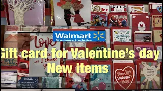 Valentine’s day gift card haul 2021/shop with me at Walmart/Valentine’s day 2021 new findings