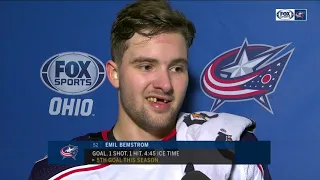 Emil Bemström 1st Intermission Interview (Jan. 11, 2020)