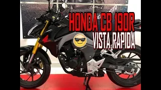 Honda CB 190R Review | Vista rapida | Rider Up