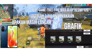 Test Game Free Fire Max di Hp Redmi 12C apakah masih lancar? setelah 3 bulan pemakaian