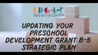 Updating your PDG B-5 Strategic Plan (short)