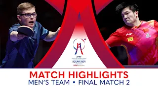 Fan Zhendong (CHN) vs Alexis Lebrun (FRA) | MT Final - Match 2 | #ITTFWorlds2024