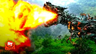 Transformers: Age of Extinction (2014) - Dinobots Join the Fight Scene | Movieclips