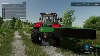 Farming Simulator 22 Koszenie i zbór trawy na kiszonkę