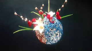DIY Create Decorative Yarn Balls | DIY Christmas String Ornaments and Lanterns