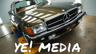 MERCEDES BENZ 450SLC & 560SL DETAIL!