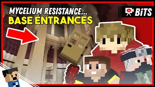 Entrances to the Mycelium Resistance Base! - Hermitcraft Bits #1