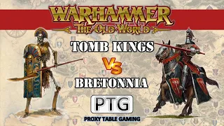 #012 Tomb Kings of Khemri vs. Bretonnia | Warhammer The Old World | Battle Report