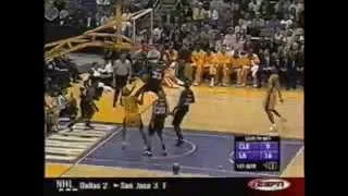 Ricky Davis' Off-the-Backboard Dunk against Lakers (2002)
