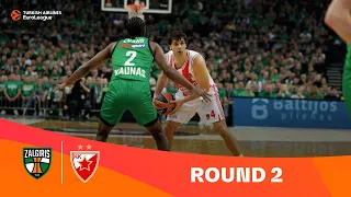 Zalgiris Kaunas-Crvena Zvezda Meridianbet Belgrade | Round 2 Highlights | 2023-24 EuroLeague