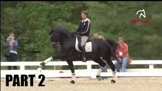 Edward Gal Totilas warm up WEG Kentucky 2010 - Trot work - Part 2