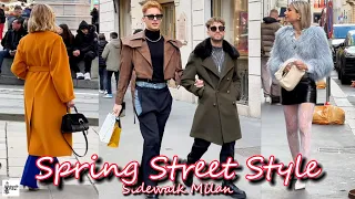 Spring Fashion Trends 2024 | What Are People Wearing in Milan Early Spring | Milan Street Style