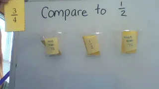 Comparing to a benchmark fraction