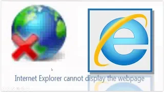 This page cannot be displayed - How to repair internet explorer error