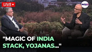 "Phenomenal To See The India Stack" | Satya Nadella In Conversation With Nandan Nilekani