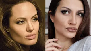 Angelina Jolie Makeup Transformation 2020 (No Lip Filler, No Photoshop)