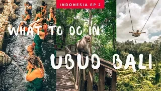 TOP THINGS TO DO IN UBUD BALI! | Monkey Forest, Bali Swing, Rice Terraces, Waterfalls