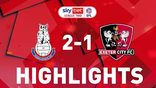 HIGHLIGHTS: Oldham Athletic 2 Exeter City 1 (23/3/21) EFL Sky Bet League Two