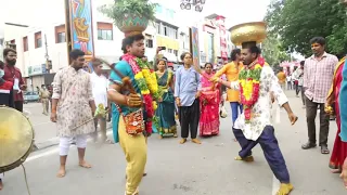 Secunderabad Bonalu 2021 | Dinesh Potharaju Entry at Secunderabad Ujjaini Mahankali Bonalu 2021