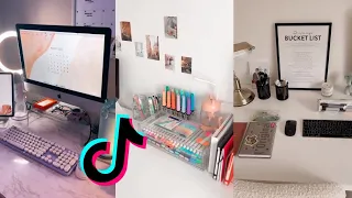 desk organizing | ASMR | tiktok compilation