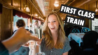 We took a FIRST CLASS TRAIN through Colorado | Royal Gorge Route Railroad