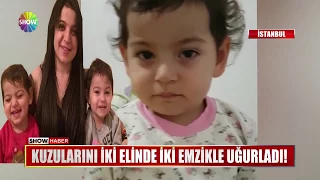 Kuzularını iki elinde iki emzikle uğurladı!