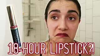 I Tried 18-Hour Lipstick