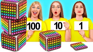 تحدي 100 طبقة من الطعام | تحديات مضحكة TeenDO Challenge