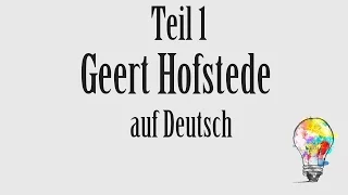 0004 Kulturdimensionen: Geert Hofstede Teil (1/2)