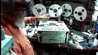 TEAC X-2000R Reel to Reel Output Level Calibration (Clyde)