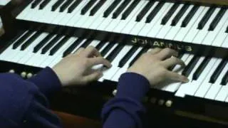 Bach - Prelude & fugue in A minor - BWV 559, played by Gert.