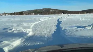 Arctic Circle ice road in Pello & Övertorneå in Lapland: Juoksenki & Juoksengi in Finland & Sweden