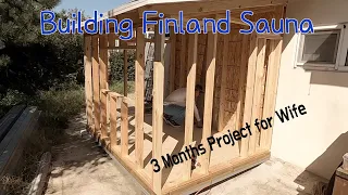 Building Finland Sauna (3 months project)
