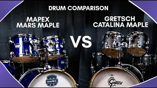 Mapex Mars Maple VS Gretsch Catalina Club Maple - - Drum Comparison (SOUND DEMO)