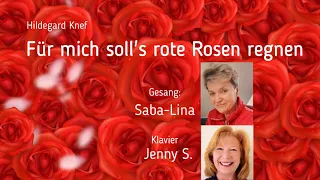 Hildegard Knef, Für mich soll's rote Rosen regnen - Klavier & Gesang