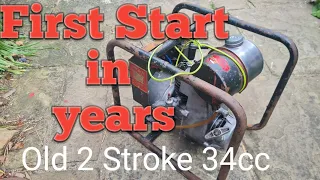 Will it Run?? 1960s 2 stroke Generator?