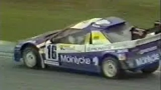 British Rallycross Grand Prix 1990 AWESOME RACE FORD RS200 Thor Holm and Pekka Rantanen Brands Hatch