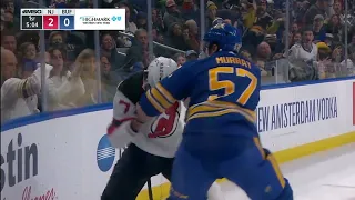 NHL Fight - Devils @ Sabres - Siegenthaler vs Murray - 29/12/2021