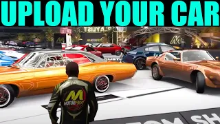 how to upload a custom car in the crew motorfest car show (steal the show trophy guide)