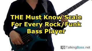 THE Must Know Scale For Every Rock/Funk Bass Player