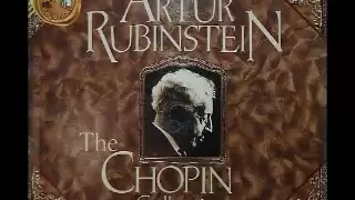 Arthur Rubinstein - Chopin Nocturne Op. 55, No. 1 in F Minor