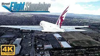 Microsoft Flight Simulator 2020 *AIRBUS A380-800* Landing At KLAX | 4K | ULTRA GRAPHICS